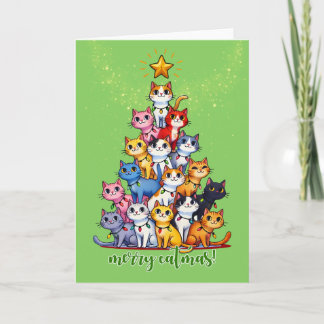 Merry Catmas Christmas Card