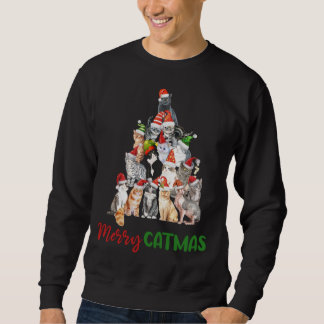 Merry Catmas Christmas Shirt for Cat Lovers Kitty 