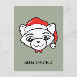 Merry CATmas Everyone - Merry Christmas Cat Holiday Postcard