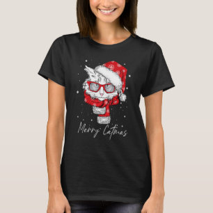 Merry Catmas Xmas Men Women Kids Cat Christmas T-Shirt