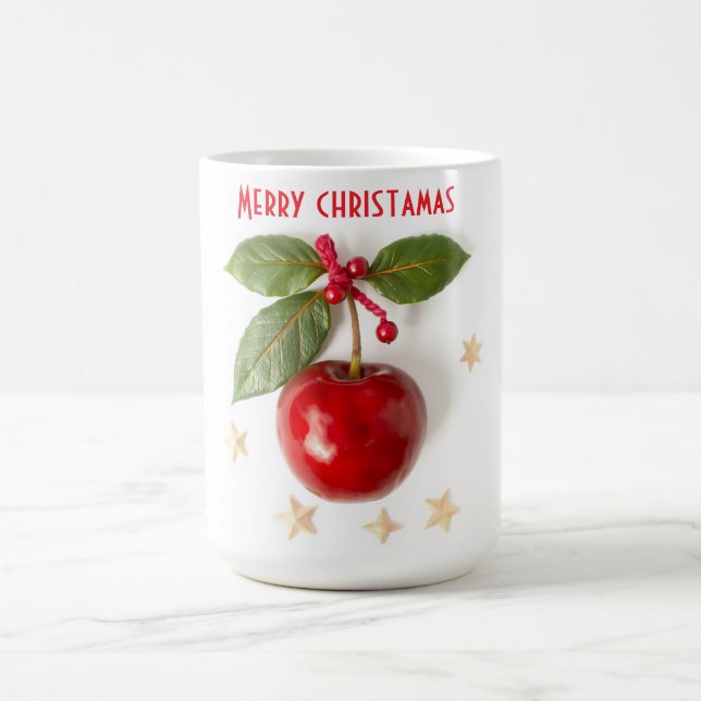 Merry Cherry Christmas Mug (Center)