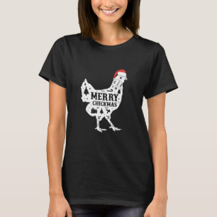 Merry Chickmas Clothing Holiday Gift Funny Christm T-Shirt