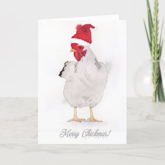 "Merry Chickmas" Holiday Card