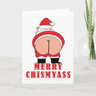 Merry Chismyass Cards Santa Claus Holiday Gift