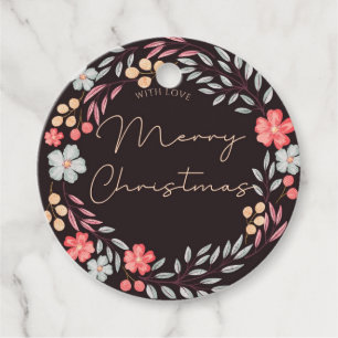 Merry Chistmas Favour Tags