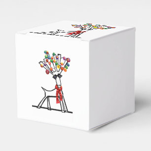 Merry Chris Moose Favour Box