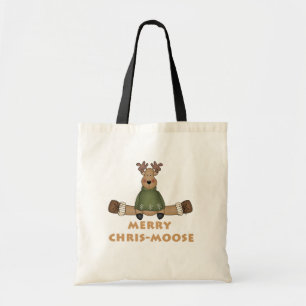 Merry Chris-Moose T-shirts and Gifts Tote Bag