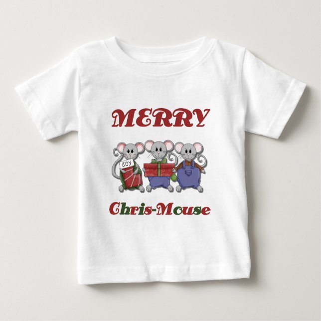 Merry Chris-Mouse Tshirts and Gifts (Front)