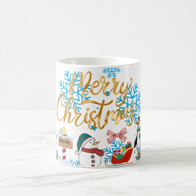 merry chrismas coffee mug (Center)