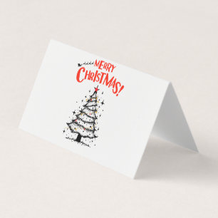 merry chrismas in u business card