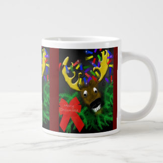 Merry Chrismoose Jumbo Coffee Mug