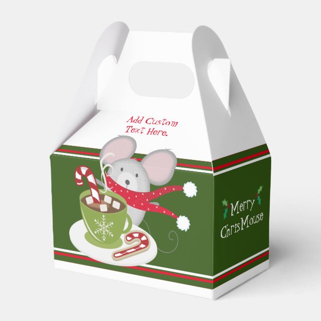 Merry ChrisMouse, Holiday Mouse Favour Box (Front Side)