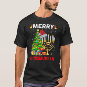 Merry Chrismukkah 2021 Happy Hanukkah Christmas Sa T-Shirt