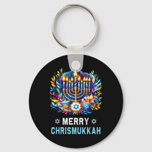 Merry Chrismukkah Happy Christmas Christmakkuh Han Key Ring
