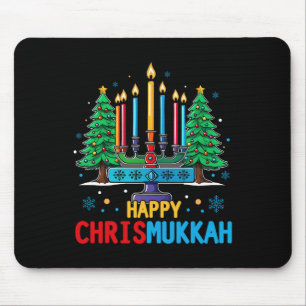 Merry Chrismukkah Happy Christmas Hanukkah 1  Mouse Pad