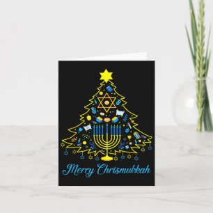 Merry Chrismukkah Happy Christmas Hanukkah  Card