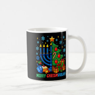 Merry Chrismukkah Happy Christmas Hanukkah Pajama Coffee Mug