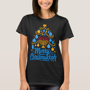 Merry Chrismukkah Holiday Hanukkah Family Matching T-Shirt
