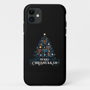 Merry Chrismukkah Jewish Holiday Hanukkah iPhone 11 Case