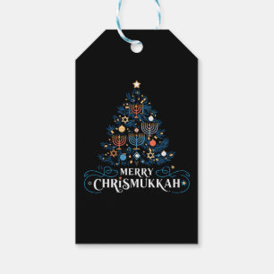 Merry Chrismukkah Jewish Holiday Hanukkah Gift Tags