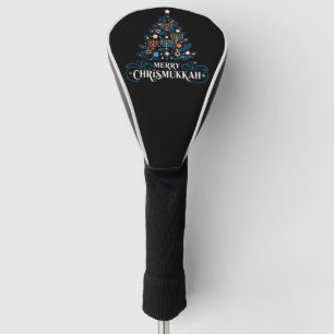 Merry Chrismukkah Jewish Holiday Hanukkah Golf Head Cover