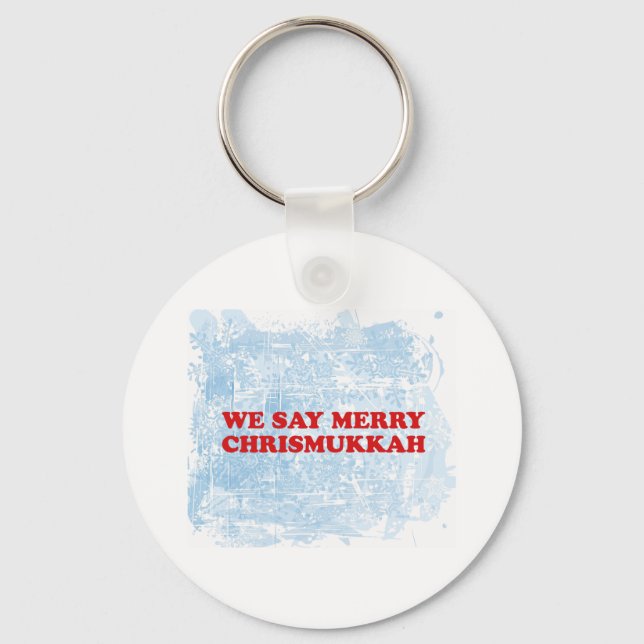 merry chrismukkah key ring (Front)