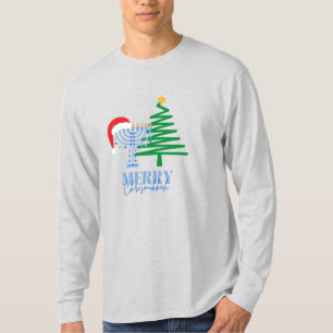 Merry Chrismukkah Light Grey Long Sleeve T-Shirt