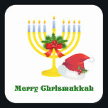 Merry Chrismukkah Stickers<br><div class="desc">merry chrismukkah stickers</div>