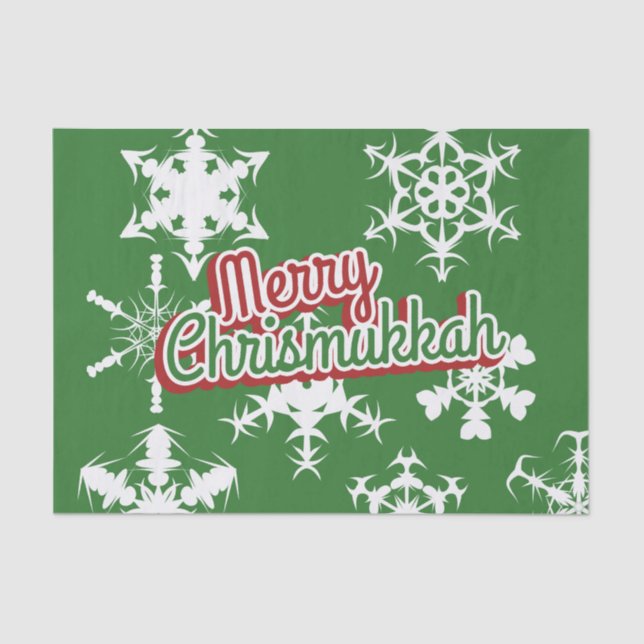 Merry Chrismukkah Tissue Paper (Front)
