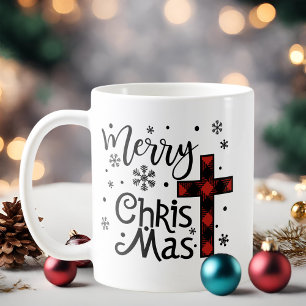Merry Christ Mas Christian Christmas Coffee Mug