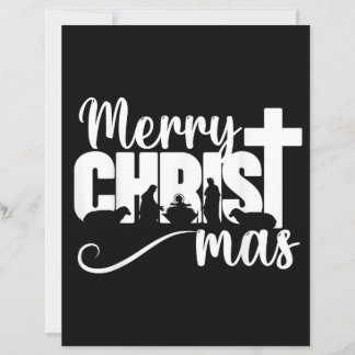 Merry Christ Mas Christian Christmas Jesus Christm