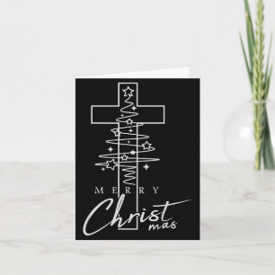 Merry Christ Mas Christian Christmas Jesus Christm Card