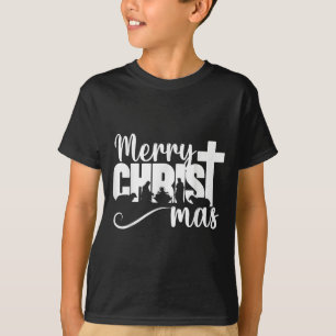 Merry Christ Mas Christian Christmas Jesus Christm T-Shirt