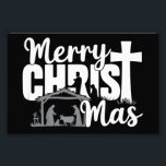 Merry Christ Mas Christian Christmas Jesus Family  Photo Print<br><div class="desc">Merry Christ Mas Christian Christmas Jesus Family</div>