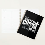 Merry Christ Mas Christian Christmas Jesus Family  Planner<br><div class="desc">Merry Christ Mas Christian Christmas Jesus Family</div>