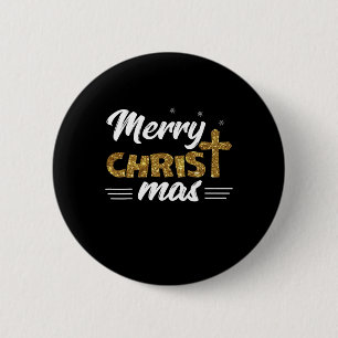 Merry Christ Mas Funny Christmas Family Matching G 6 Cm Round Badge