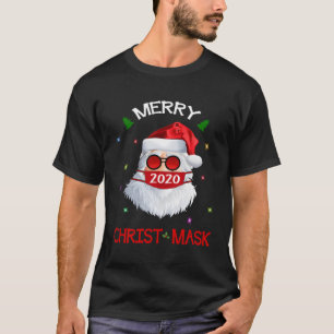 Merry Christ-Mask Quarantine Xmas 2020 Family Paja T-Shirt