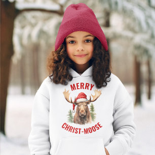 Merry Christ-moose Funny Christmas Moose