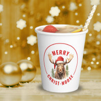 Merry Christ-moose Funny Christmas Moose