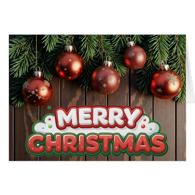Merry Christmas (Front Horizontal)