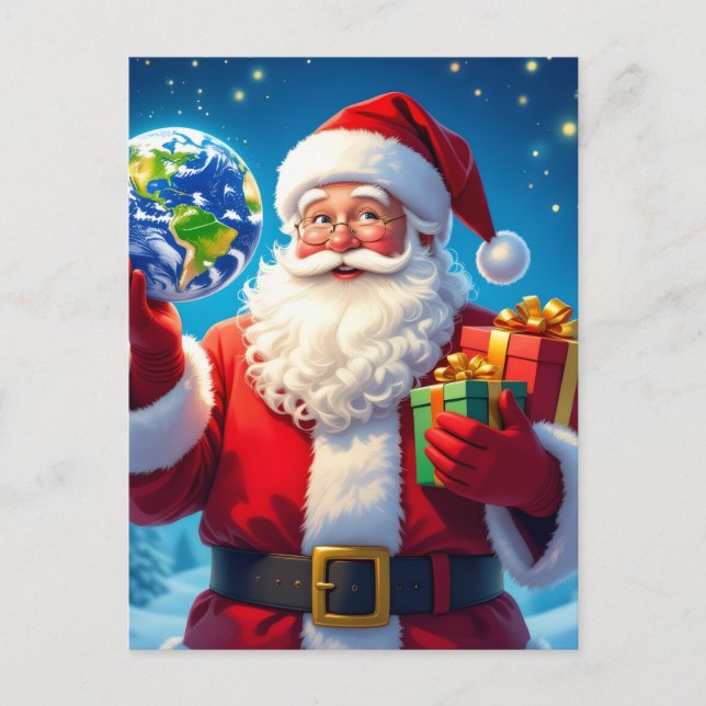 „Merry Christmas“1 Holiday Postcard (Front)