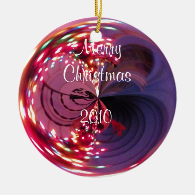 Merry Christmas, 2010 Bulb Ornament (Front)
