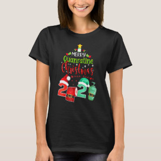 Merry Christmas 2021 Reindeer Pyjamas Family Xmas T-Shirt