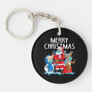 Merry Christmas 2023 Key Ring
