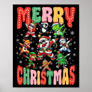 Merry Christmas 2024 Family Matching Christmas Lig Poster