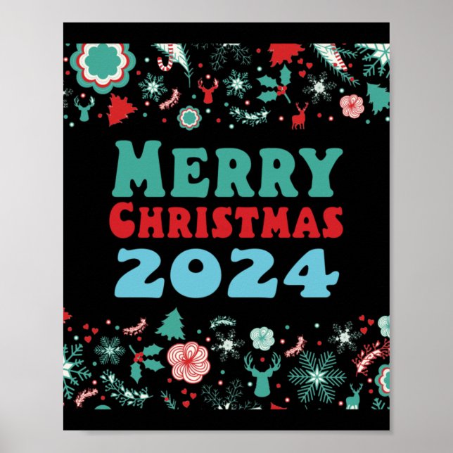 Merry Christmas 2024  Poster (Front)