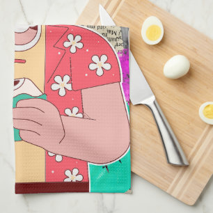 Merry Christmas 2024 Tea Towel
