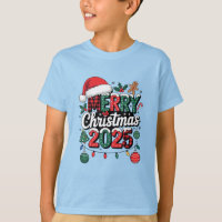 Merry Christmas 2025 Family Funny Santa Hat Pajama