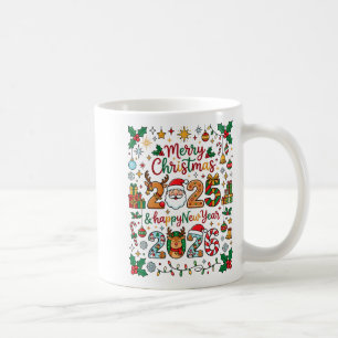 Merry Christmas 2025 - Happy New Year 2026 Matchin Coffee Mug