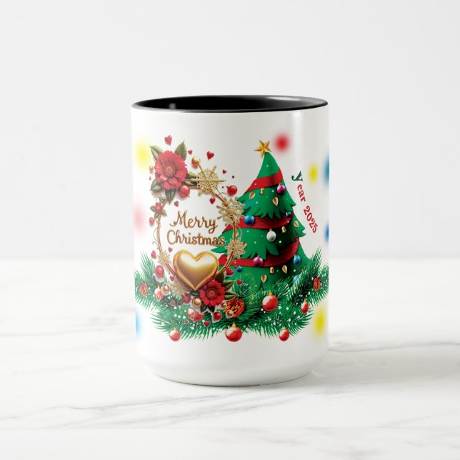 Merry Christmas 2025 Mug (Center)